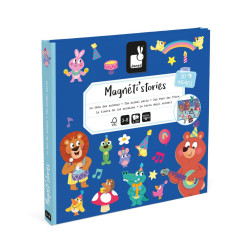 Juego educativo magnético. Imanes de animales.