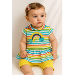 Vestido arco iris boboli
