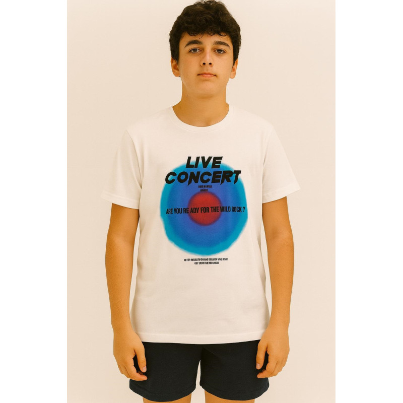 Camiseta moderna Live Concert
