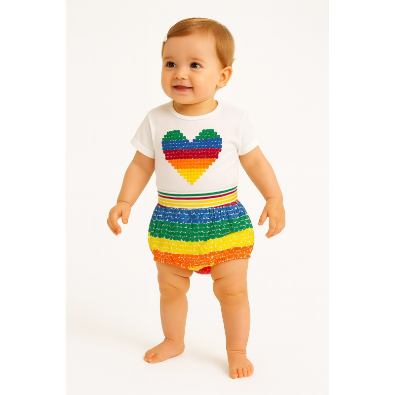 Conjunto multicolor Agatha Ruiz de la Prada para bebé niña