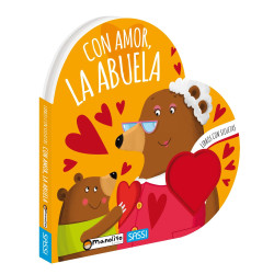 Libro infantil educativo "Con amor, la abuela" de la editorial Manolito books.
