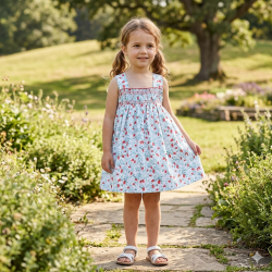 Vestido infantil estampado...