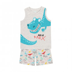 Pijama punto dinosaurios de...