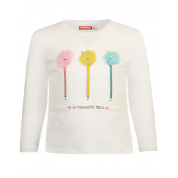 Camiseta manga larga flores