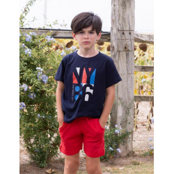 Camiseta niño marino New York