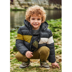 Chaquetón combinado para niño