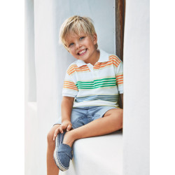 Polo rayas Better Cotton niño